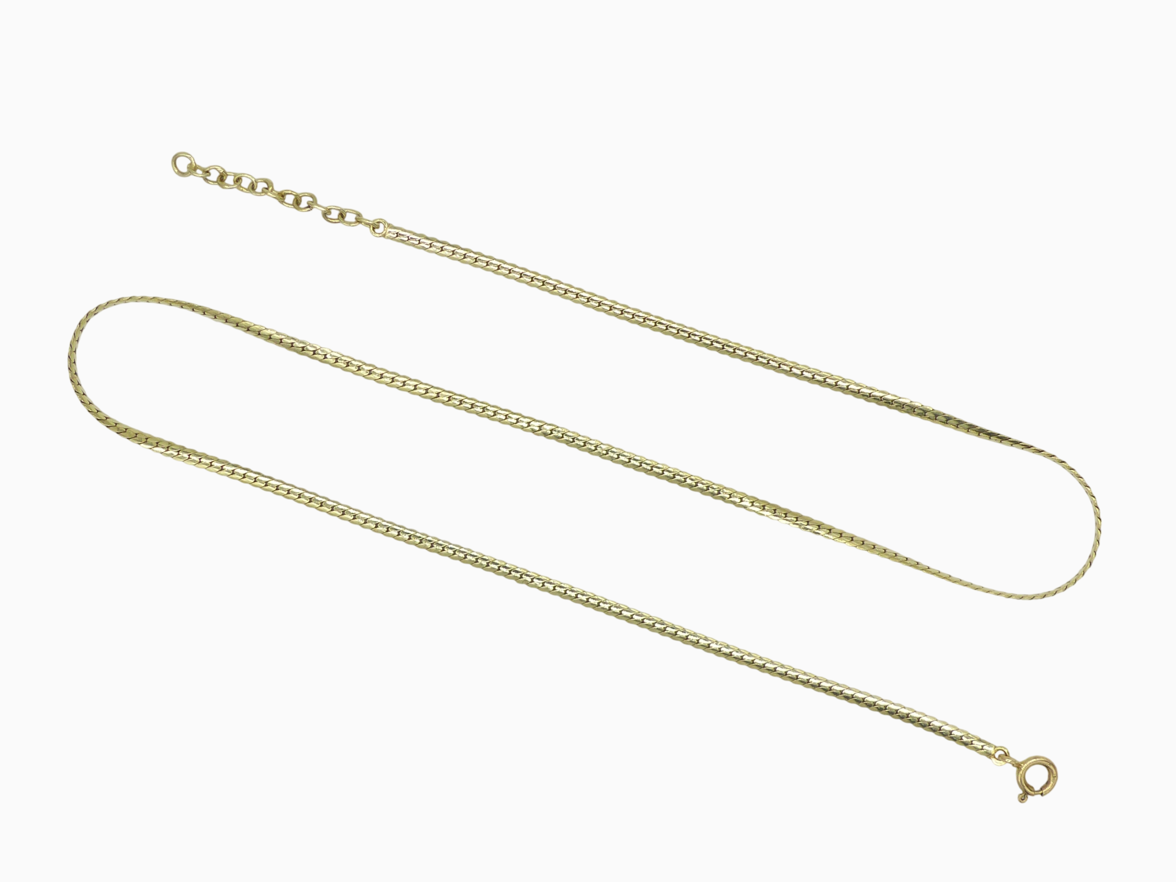 Zlatý řetízek 6,80g délka 42,5 - 45,5 cm