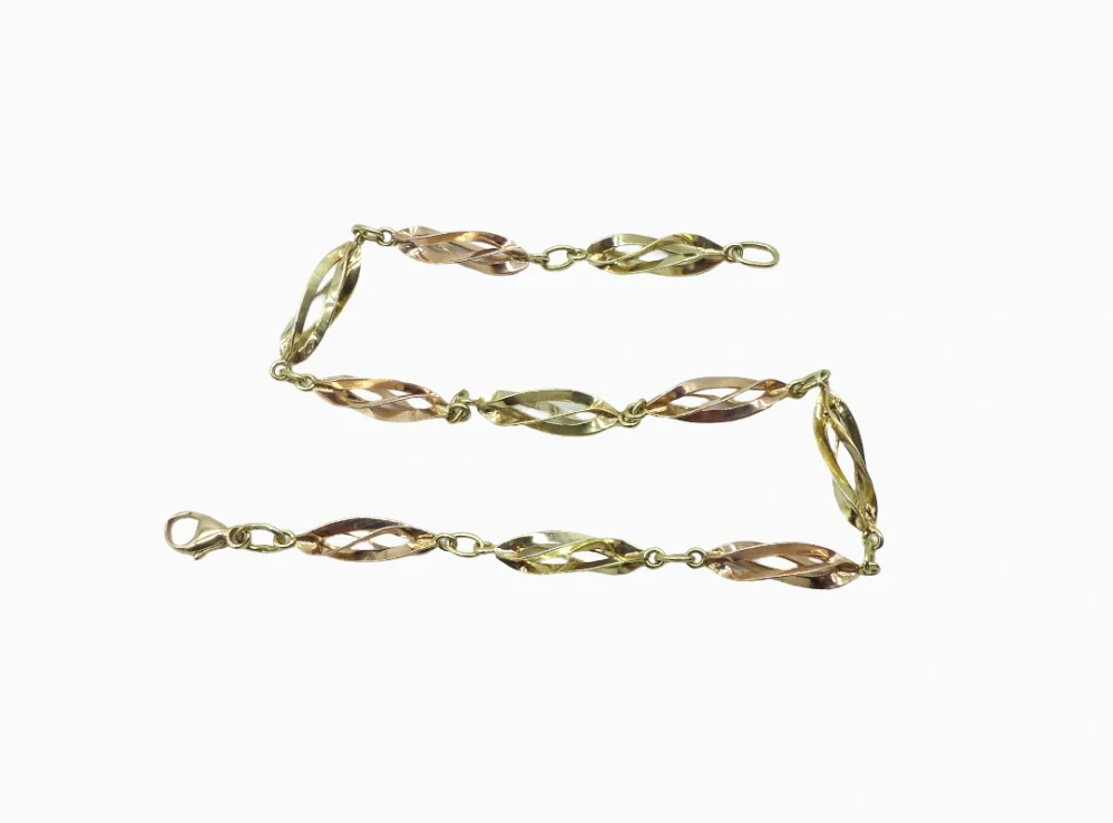 Zlatý náramek 4,60g délka 21,5 cm