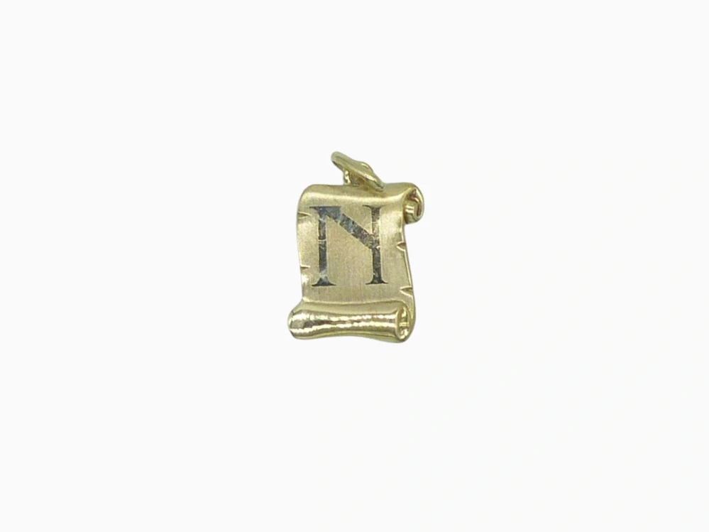 Zlatý přívěsek 0,80g písmeno N