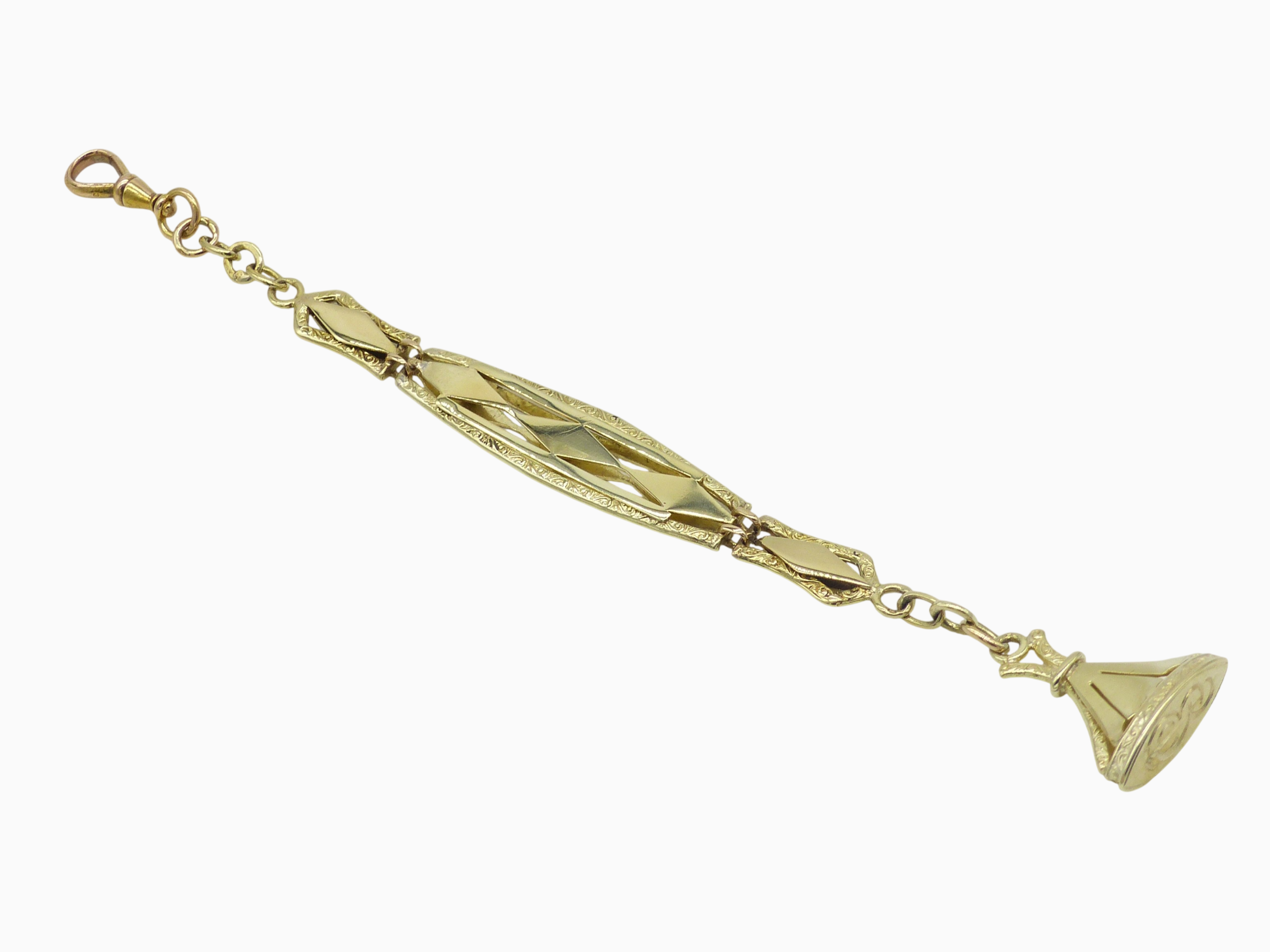 Zlatý šatlén 11,75g délka 14,5 cm