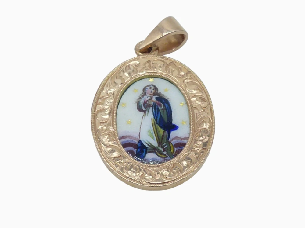 Zlatý přívěsek 5,40g madonka