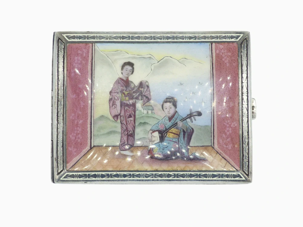 Stříbrná tabatěrka 210g