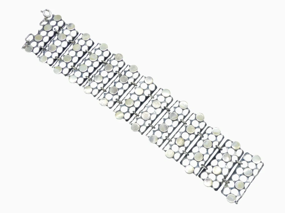Stříbrný náramek 21g délka 18,5 cm