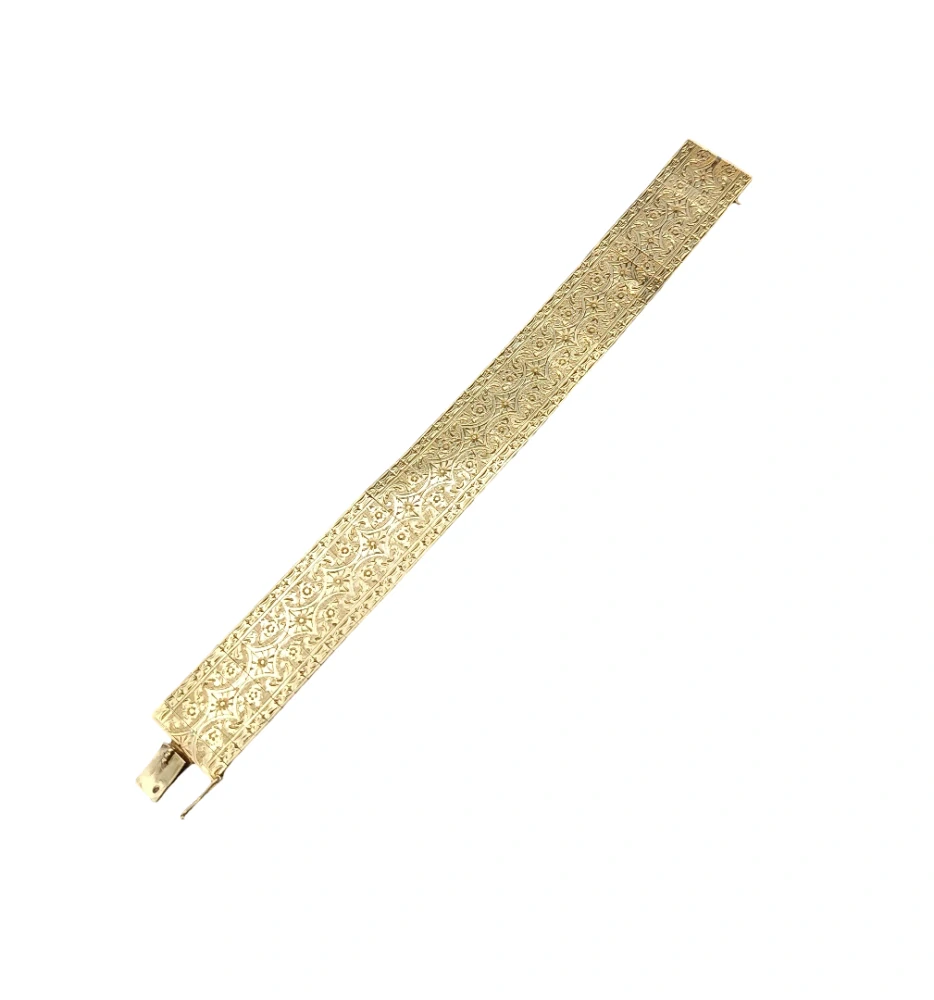 Zlatý náramek 24,85g, délka 19 cm