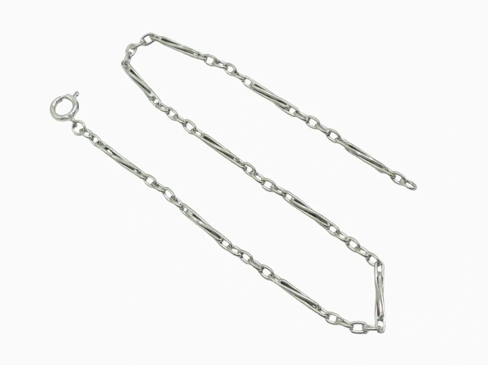 Stříbrný řetěz k hodinkám 9g délka 34,5 cm