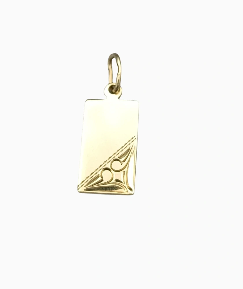 Zlatý přívěsek 0,70g destička