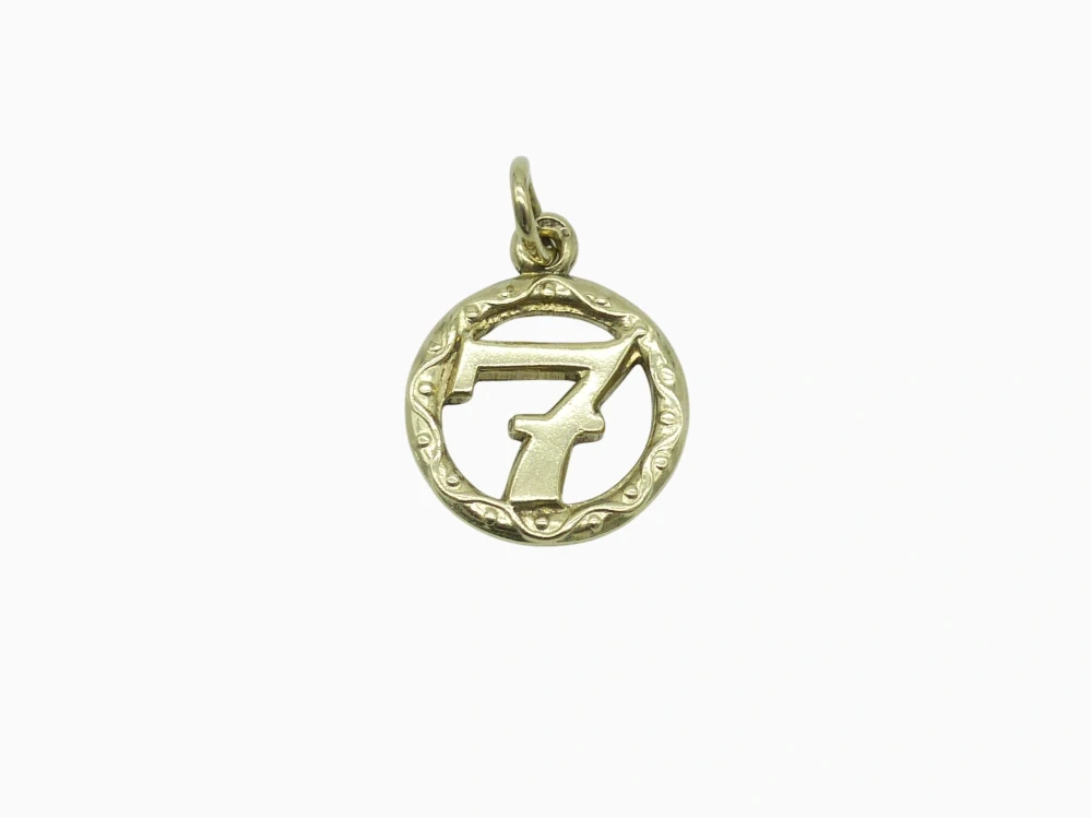 Zlatý přívěsek 0,90g sedmička