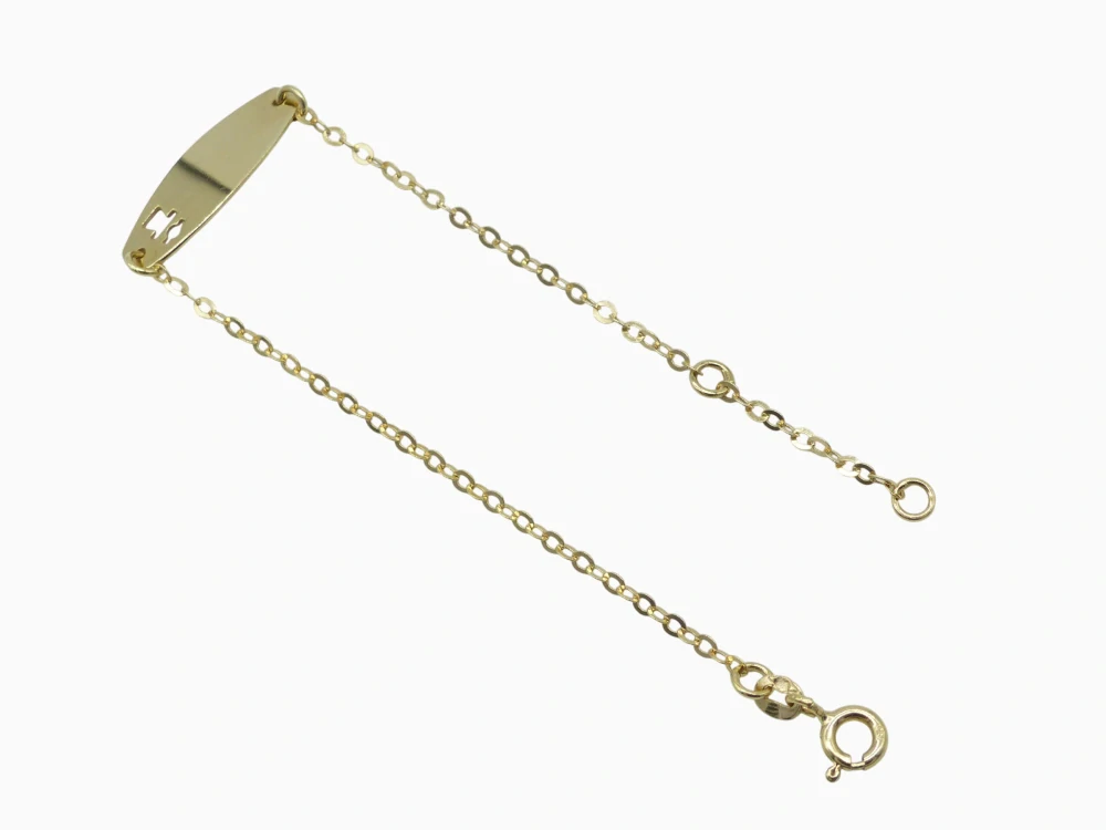 Zlatý náramek 1,35g délka 13,5 - 15,5 cm