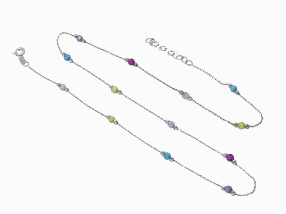 Zlatý řetízek 2,40g délka 41,5-44,5 cm
