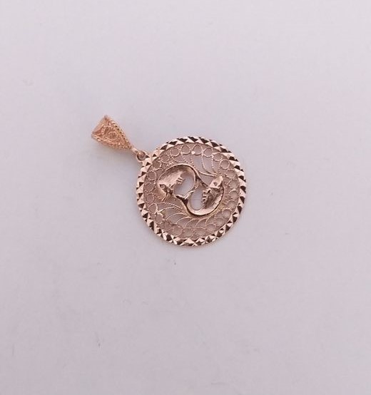 Zlatý přívěsek 1,35g Ryby