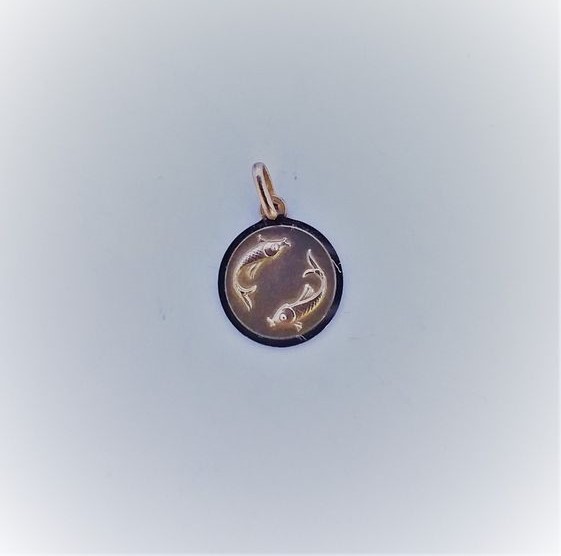 Zlatý přívěsek 0,95g Ryby