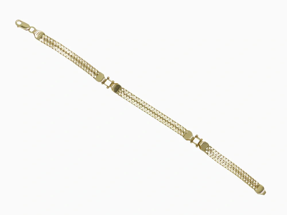 Zlatý náramek 9,00g délka 18,5 cm