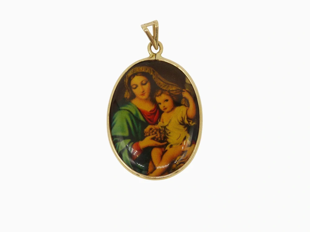 Zlatý přívěsek 3,35g madonka