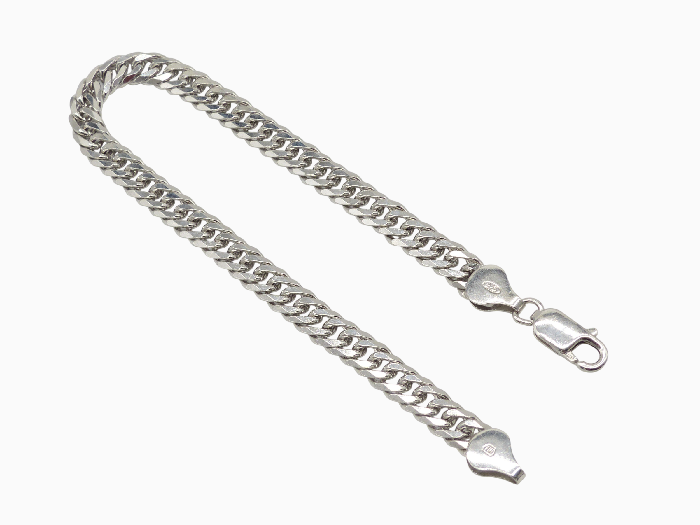 Stříbrný náramek 13 g délka 21 cm
