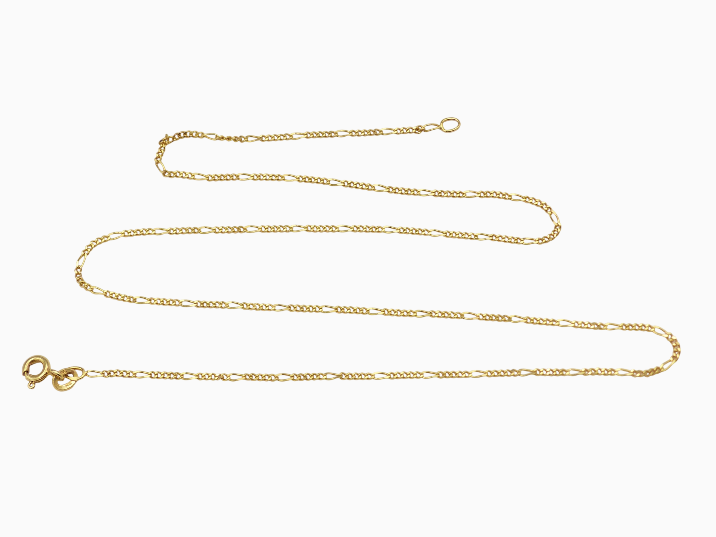 Zlatý řetízek 2,05g délka 45,5 cm