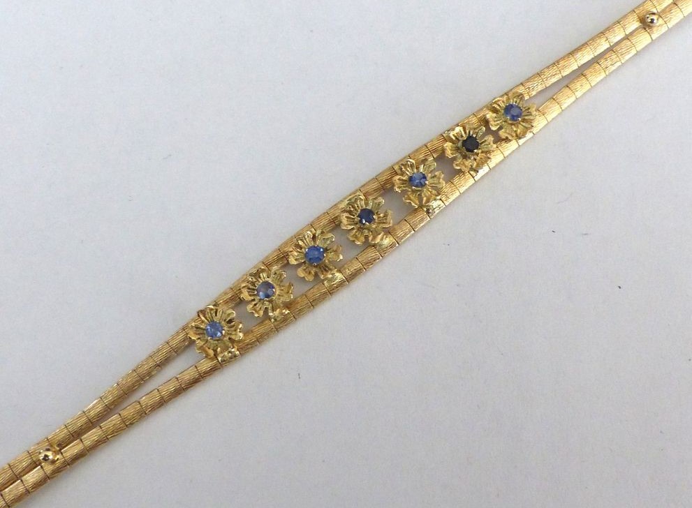 Zlatý náramek 15,65g, délka 18,5cm