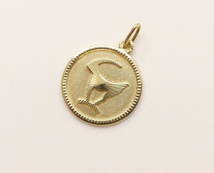 Zlatý přívěsek 2,15g, kozoroh