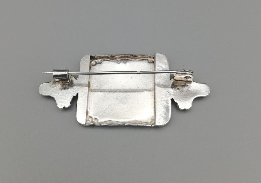 Starožitná stříbrná brož 10,40g