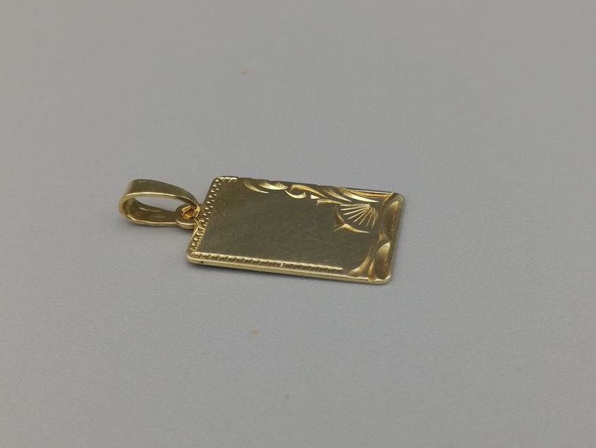 Zlatý přívěsek 1,15g destička