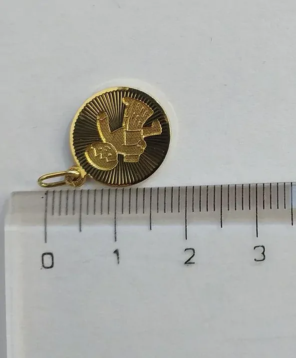 Zlatý přívěsek 1,75g, znamení Vodnář