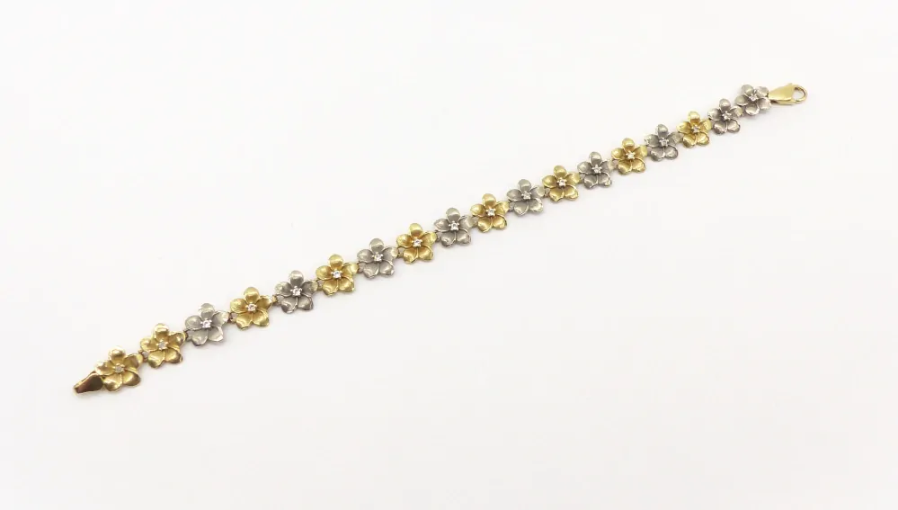 Zlatý náramek 9,40g, délka 18,5cm