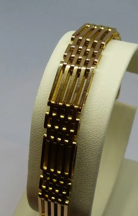Zlatý náramek 20,30g, délka cca 18,5cm