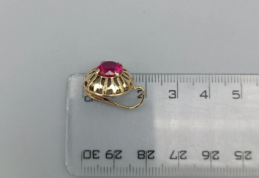 Zlaté náušnice 5,00g, zapínání na patent