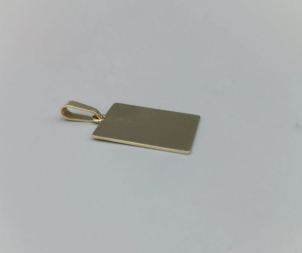 Zlatý přívěsek 8,10g, destička