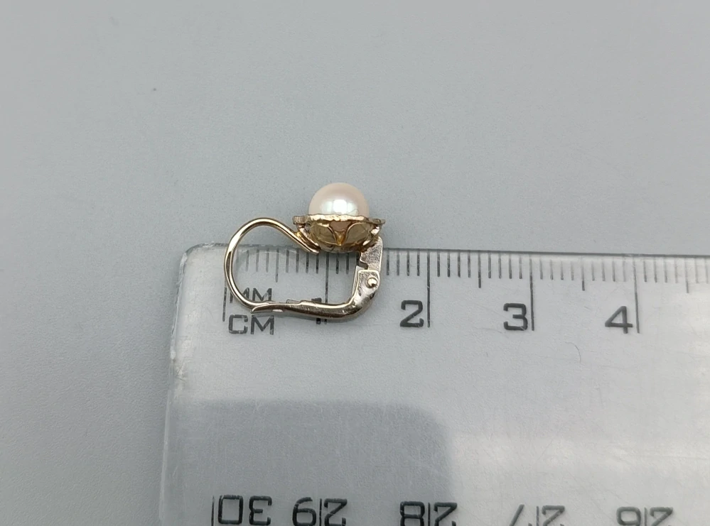 Zlaté náušnice 2,95g, zapínání na patent