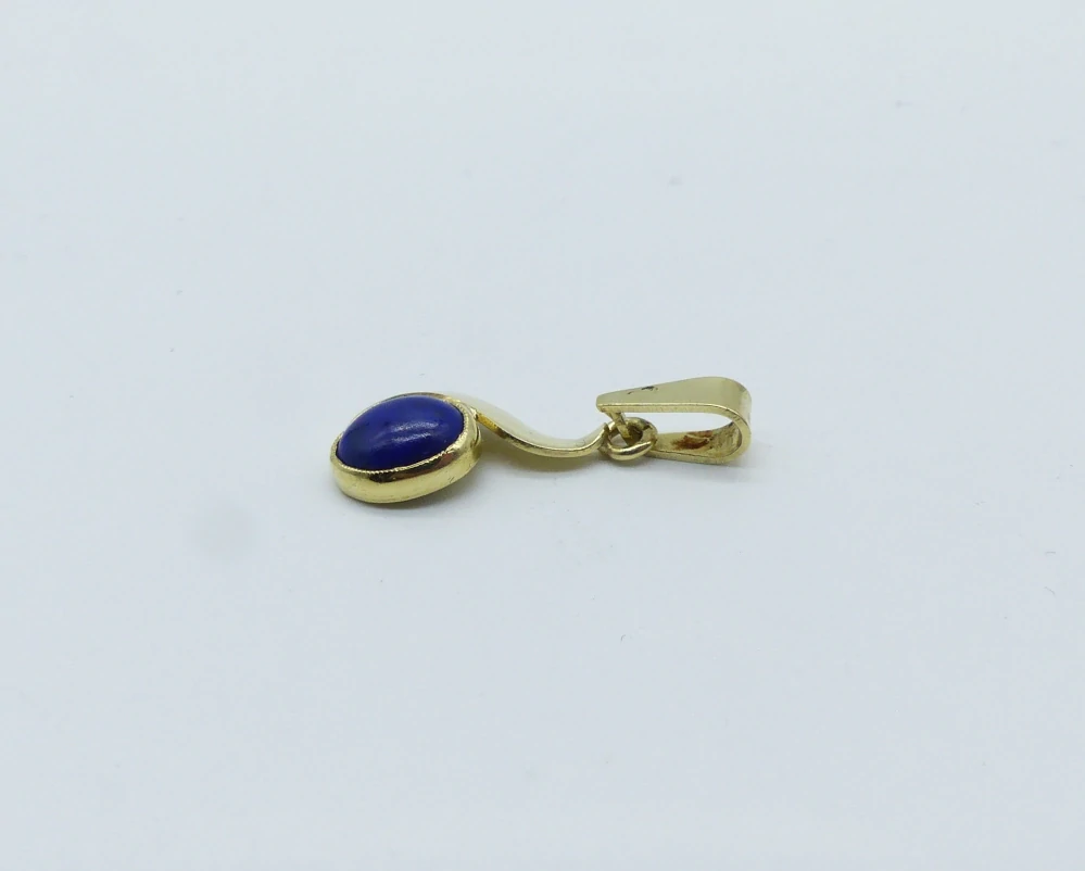Zlatý přívěsek 1,00g lapis lazuli