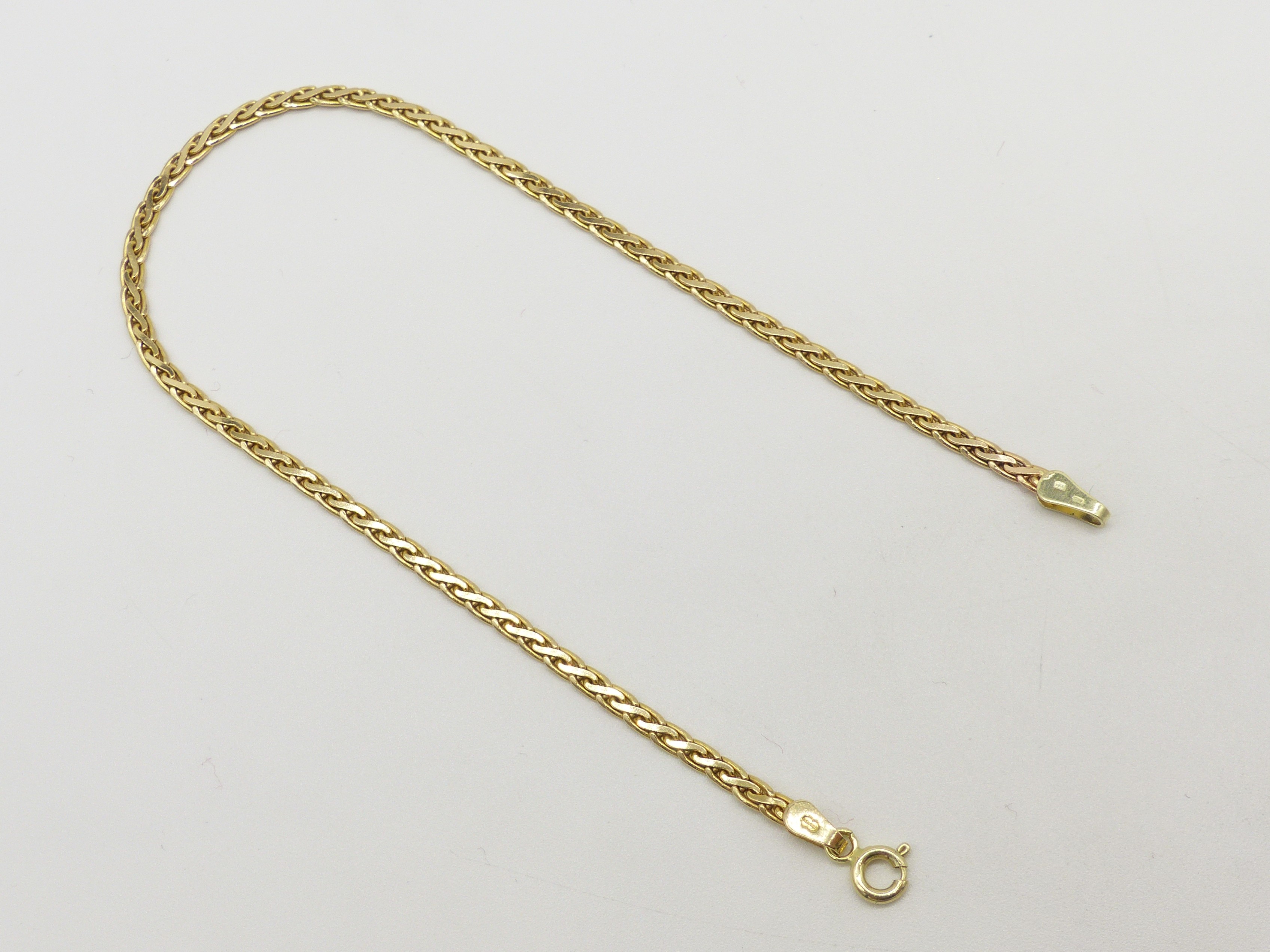 Zlatý náramek 4,30g délka 21 cm