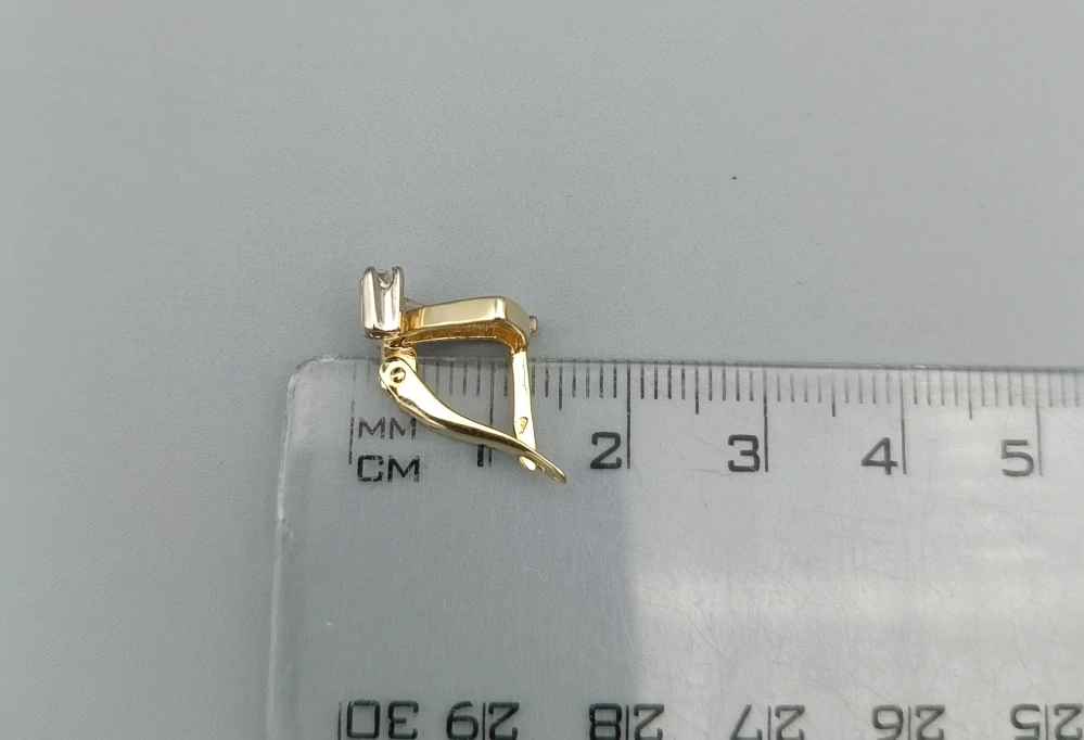 Zlaté náušnice 3,30g, francouzské zapínání
