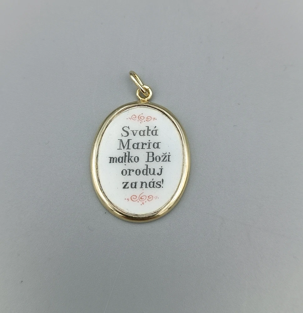 Zlatý přívěsek 6,45g madonka