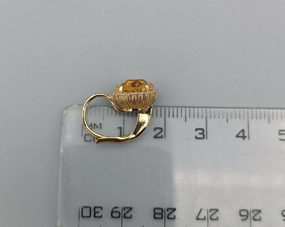 Zlaté náušnice 4,00g, zapínání na patent
