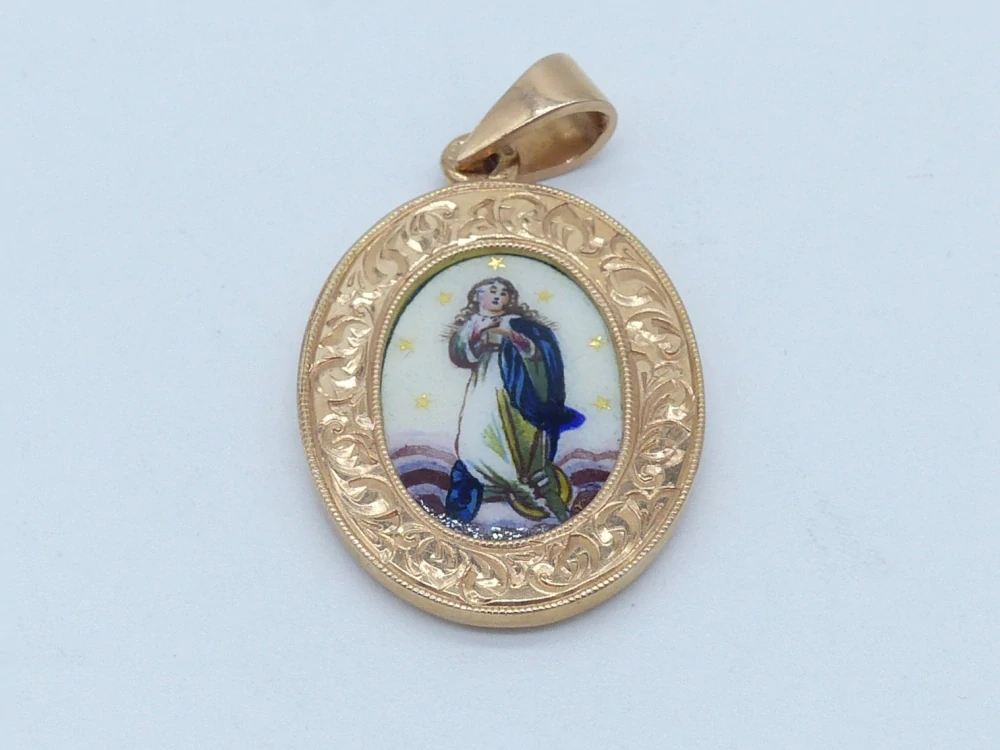 Zlatý přívěsek 5,40g madonka