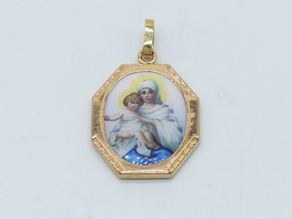 Zlatý přívěsek 4,25g madonka