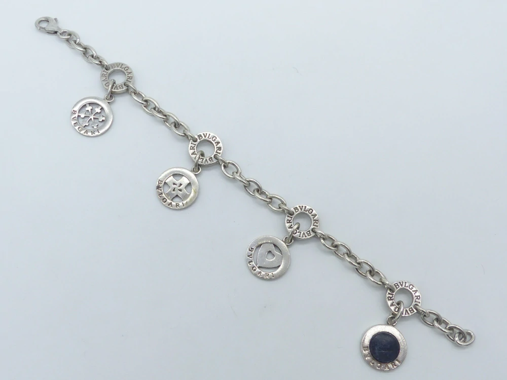 Stříbrný náramek 23g Bulgari