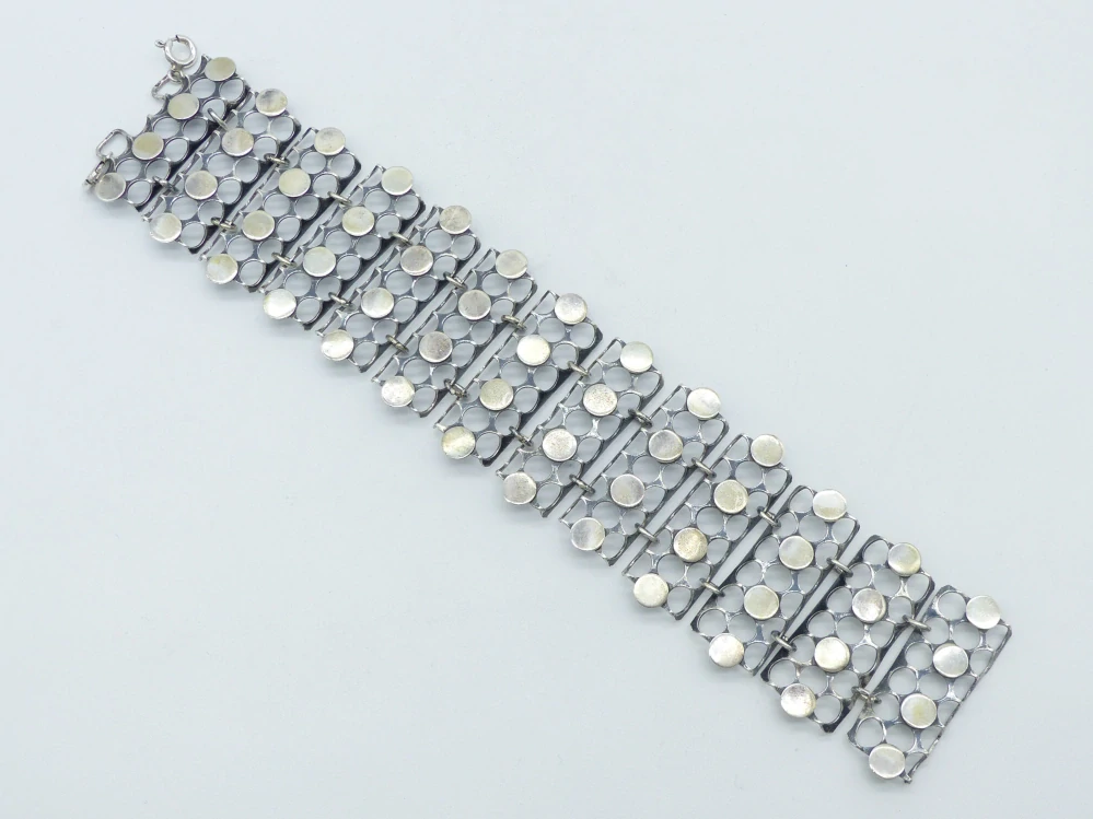 Stříbrný náramek 21g délka 18,5 cm