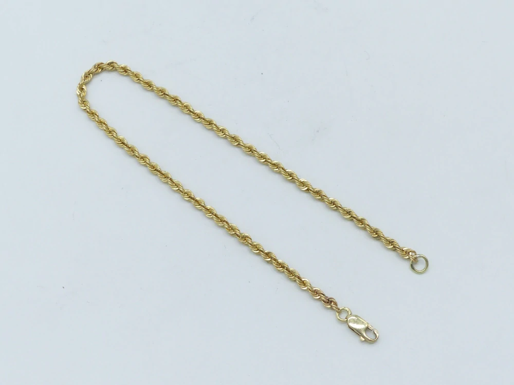 Zlatý náramek 3,70g délka 19 cm