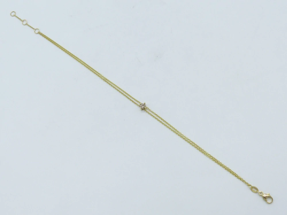 Zlatý náramek 1,25g délka 15,5/16,5/17,5 cm