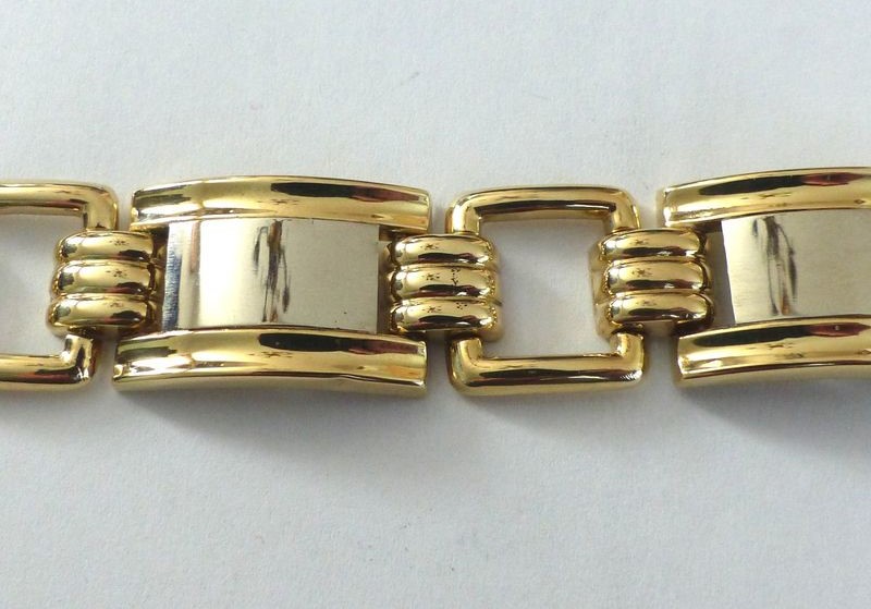 Zlatý náramek 21,70g délka 19 cm