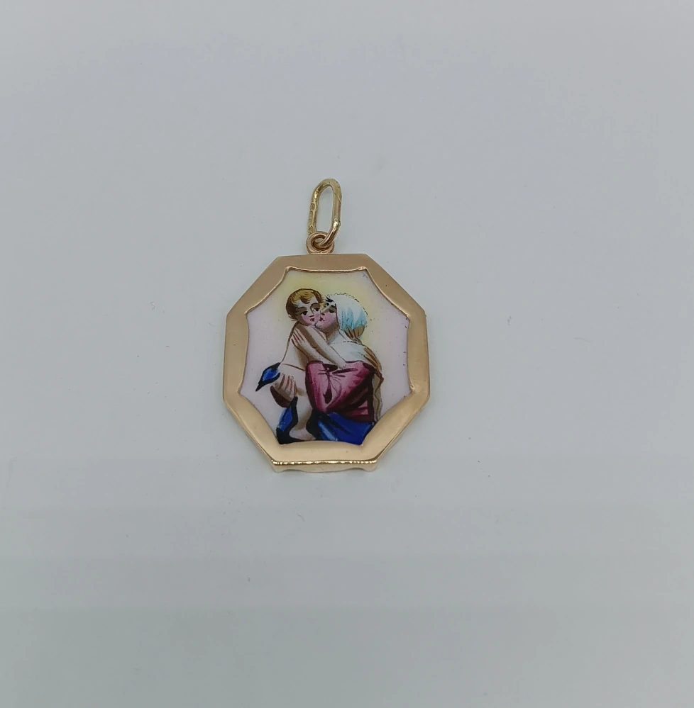 Zlatý přívěsek 6,15g madonka