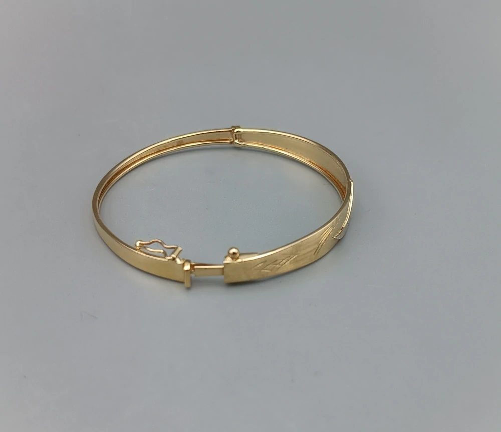 Zlatý náramek 9,95g, obvod cca 18 cm