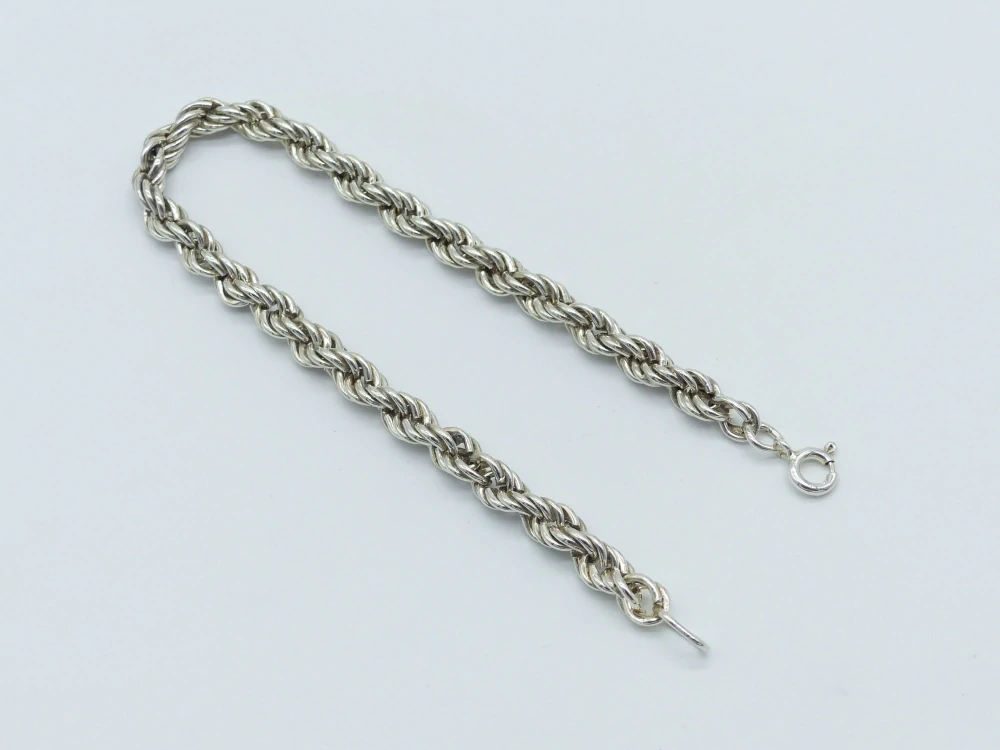 Stříbrný náramek 15g délka 20,5 cm