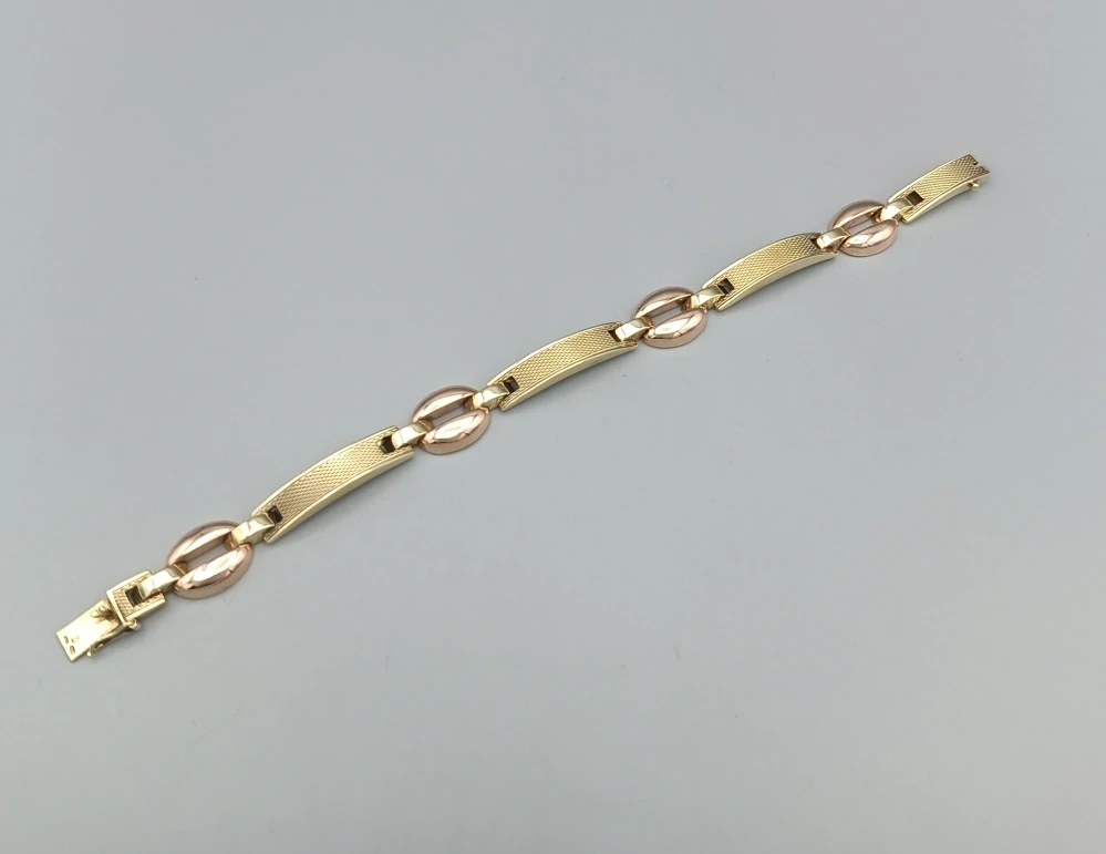 Zlatý náramek 11,55g délka 17,5 cm