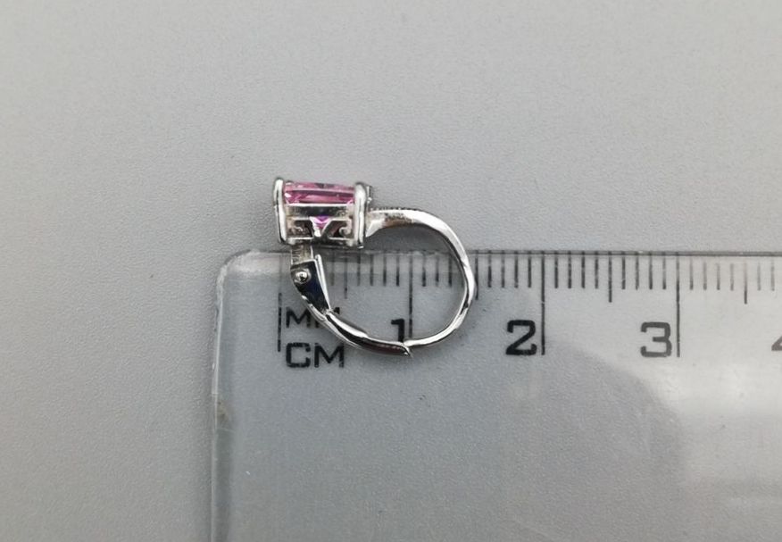 Stříbrné náušnice na patent 2,40g