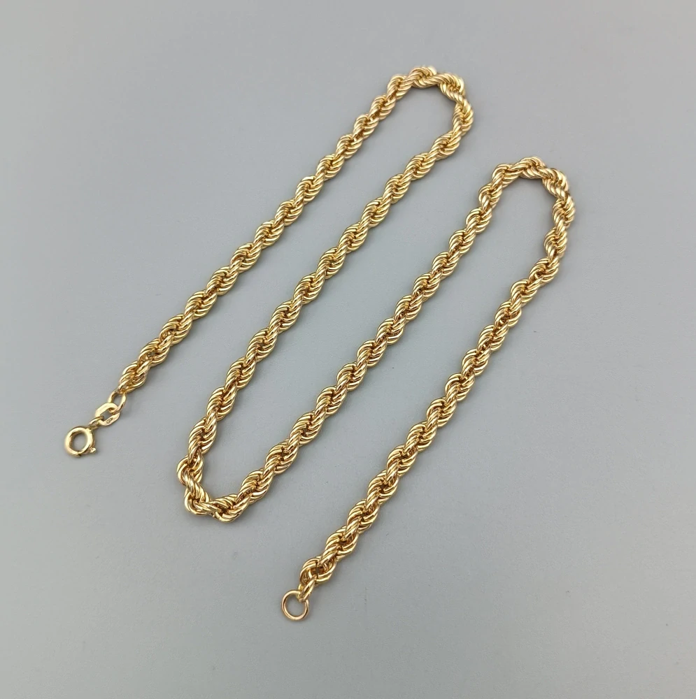 Zlatý řetízek 10,25g délka 45,5 cm