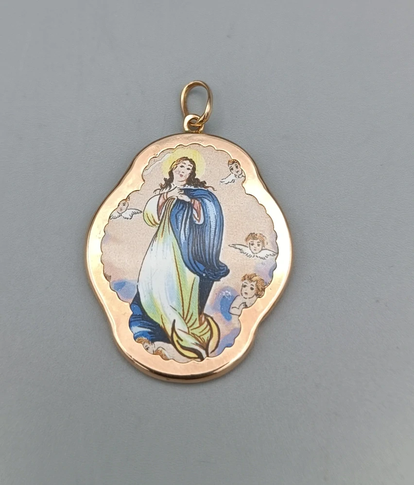 Zlatý přívěsek 3,05g madonka