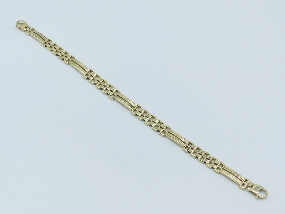 Zlatý náramek 20,40g délka 21 cm