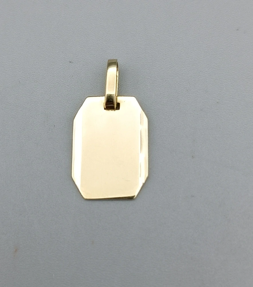 Zlatý přívěsek 1,30g destička